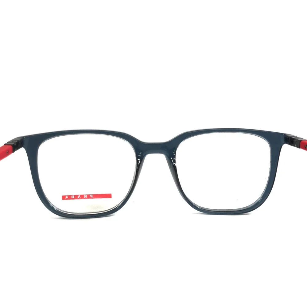 Prada Linea Rossa Eyeglasses Frames VPS04R CZH-1O1 Transparent Blue 50-19-145